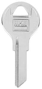 Hy-Ko 11010FH2 Key Blank, Brass, Nickel-Plated, For: Fort FH2 Locks, Pack of 10