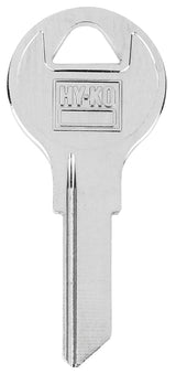 Hy-Ko 11010FH2 Key Blank, Brass, Nickel-Plated, For: Fort FH2 Locks, Pack of 10