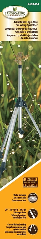 Landscapers Select RL-8219-3L Lawn Sprinkler, Female, Round, Steel