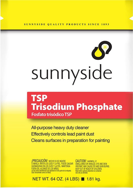 Sunnyside 64264 Trisodium Phosphate, Powder Mix, Mild, 64 oz