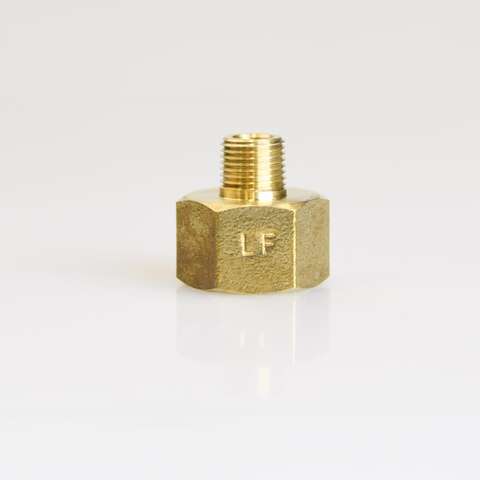 ATC 3/8 in. FPT X 1/8 in. D MPT Brass Reducing Coupling, Pack of 5