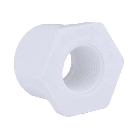 Charlotte Pipe Schedule 40 1 in. Spigot X 1/2 in. D FPT PVC Reducing Bushing 1 pk, Pack of 25