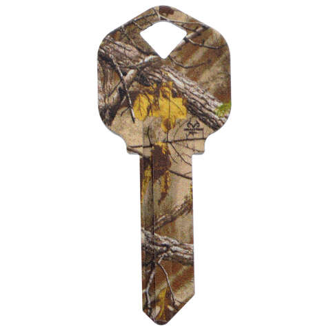 Hillman RealTree Green House/Office Universal Key Blank Single, Pack of 6