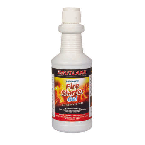 Rutland One Match Gelled Alcohol Fire Starter 10 min 16 oz, Pack of 12