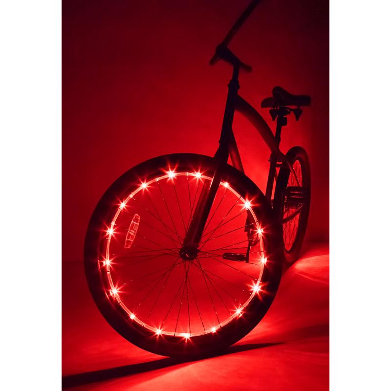 Brightz Wheel Brightz Red LED Bike Accessory Light ABS Plastics 1 pk