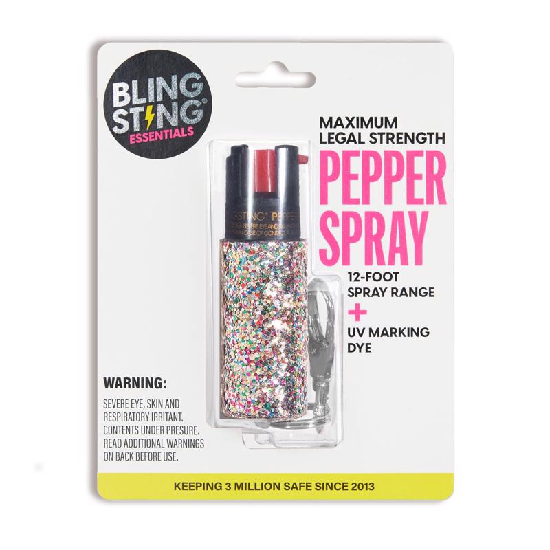 Blingsting Assorted Plastic Pepper Spray, Pack of 4