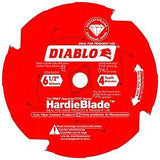 Diablo D0604DH Circular Saw Blade, 6-1/2 in Dia, 5/8 in Arbor, 4-Teeth, Polycrystalline Diamond Cutting Edge