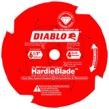 Diablo D0604DH Circular Saw Blade, 6-1/2 in Dia, 5/8 in Arbor, 4-Teeth, Polycrystalline Diamond Cutting Edge