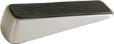 Shepherd Hardware 3314 Wedge Door Stop, Rubber, Satin Nickel