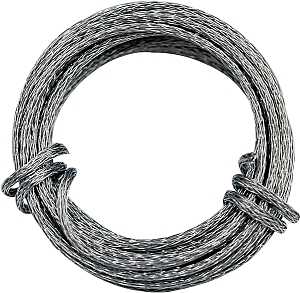 OOK 50122 Picture Hanging Wire, 9 ft L, Galvanized Steel, 20 lb, Pack of 12