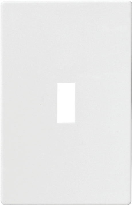 Eaton Wiring Devices PJS1W Wallplate, Mid-Size, 4-7/8 in L, 3.12 in W, 1-Gang, Polycarbonate, High-Gloss
