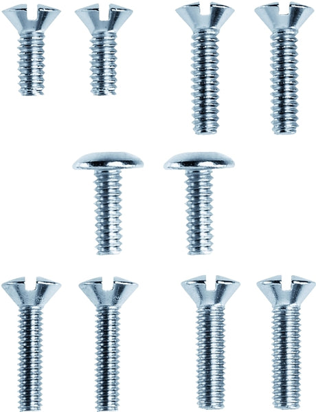 Danco 88356 Faucet Handle Screw Kit, Stainless Steel, Includes: (2) #10-24 x 3/4 in Oval Head #35652B Screws