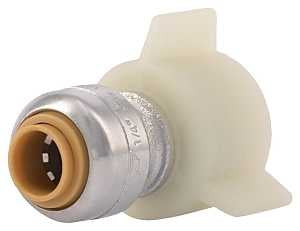 SharkBite U3525LFA Connector, 1/4 in FIP, 1/2 in Compression