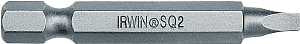 Irwin 93231 Power Bit, #2 Drive, Square Recess Drive, 1/4 in Shank, Hex Shank, 6 in L, S2 Steel