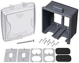 Red Dot 2CKPM Cover, 6-5/8 in L, 5-9/16 in W, Rectangular, Polycarbonate, Clear