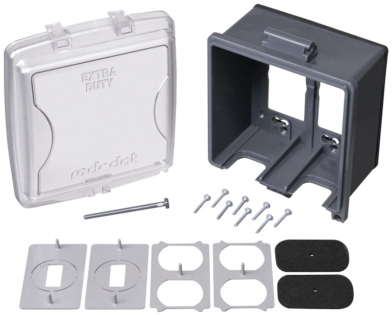 Amerimax T1506 Contemporary Center Outlet, 5 in Gutter, Vinyl, Brown