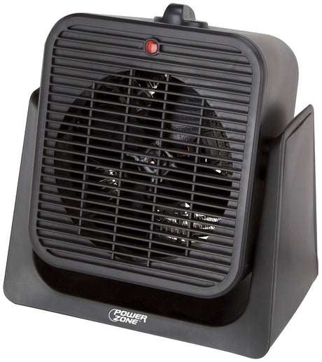 PowerZone SFH-181T 2-Function Heater/Fan, 12.5 A, 120 V, 750/1500 W, 1500 W Heating, Black