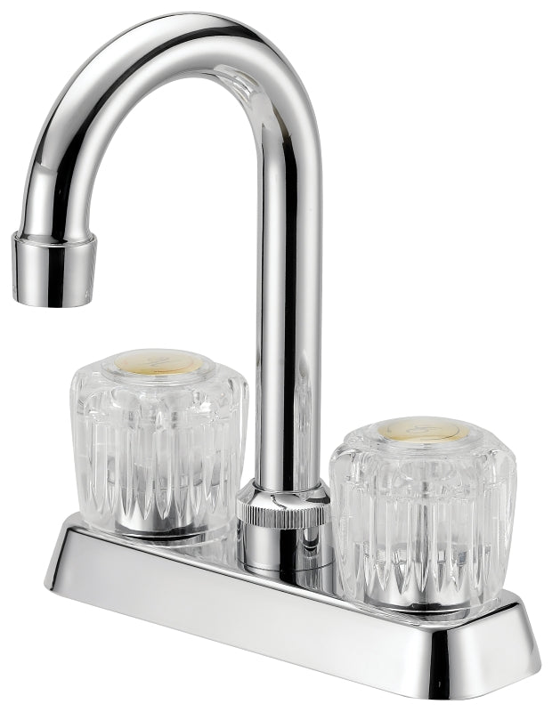 Boston Harbor PFN47850CP-LF Bar Sink Faucet, 1.8 gpm, 2-Handle, 3-Faucet Hole, Metal, Chrome Plated