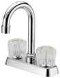 Boston Harbor PFN47850CP-LF Bar Sink Faucet, 1.8 gpm, 2-Handle, 3-Faucet Hole, Metal, Chrome Plated