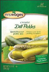 Mrs. Wages W621-J7425 Dill Pickle Mix, 6.5 oz Pouch, Pack of 12