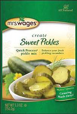 Mrs. Wages W624-J7425 Sweet Pickle Mix, 5.3 oz Pouch, Pack of 12