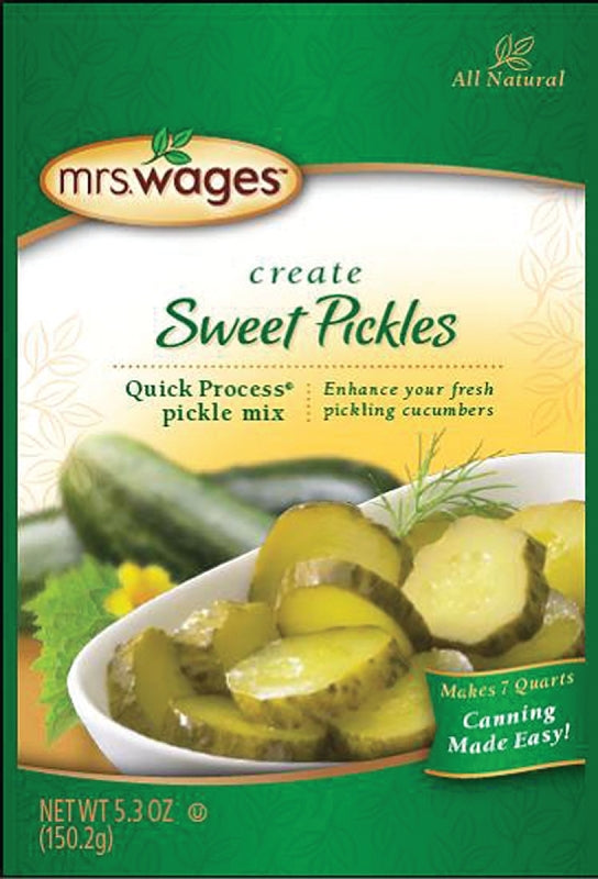 Mrs. Wages W624-J7425 Sweet Pickle Mix, 5.3 oz Pouch, Pack of 12