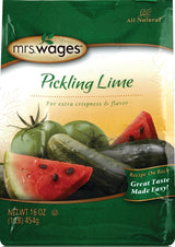 Mrs. Wages W502-D3425 Pickling Lime Mix, 16 oz Bag, Pack of 6