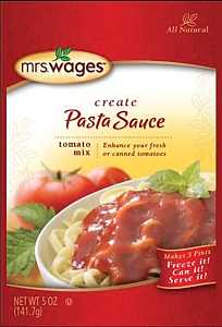 Mrs. Wages W538-J4425 Tomato Mix, 5 oz Pouch, Pack of 12