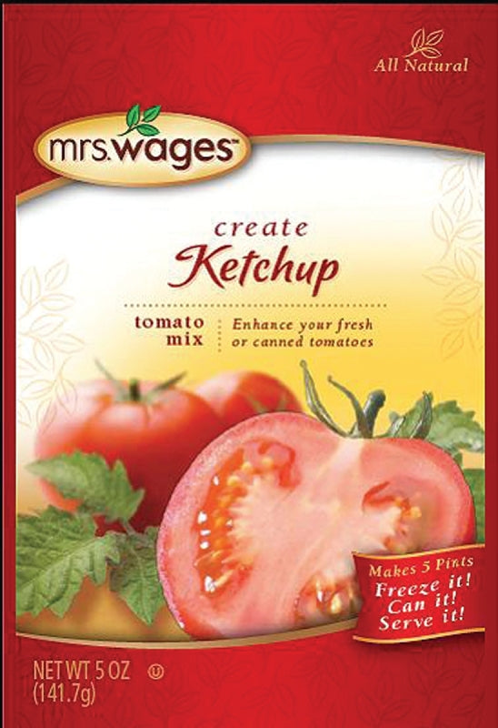 Mrs. Wages W541-J4425 Ketchup Tomato Mix, 5 oz Pouch, Pack of 12