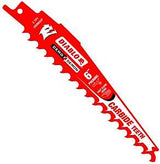 Diablo DS0603CP Reciprocating Saw Blade, Applicable Materials: Wood, 6 in L, 3 TPI, Carbide Cutting Edge, 1/PK