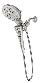 Moen Verso Series 220C2SRN Spray Head with Handshower, Brushed Nickel, Round, 1/2 in Connection, IPS, 2.5 gpm, Plastic