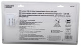 Defender Security E 2467 T-Strike Plate, 2-3/4 in L, 1-1/8 in W, Steel, Brass
