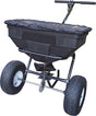 Vulcan YTL31515 Broadcast Spreader, 12 ft W Spread, 125 lb Capacity, Steel Frame, Poly Hopper, Black Hopper