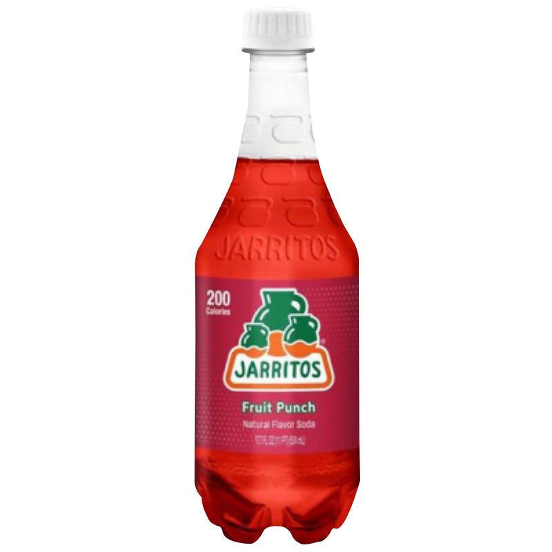 Jarritos 15504 Soda, Fruit Punch, 17.7 oz, Bottle, Pack of 24