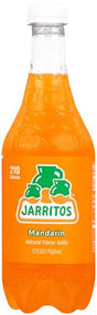 Jarritos 15501 Soda, Mandarin, 17.7 oz, Bottle, Pack of 24