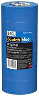 ScotchBlue 2090-48A-CP Painter's Tape, 60 yd L, 1.88 in W, Crepe Paper Backing, Blue