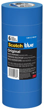 ScotchBlue 2090-48A-CP Painter's Tape, 60 yd L, 1.88 in W, Crepe Paper Backing, Blue