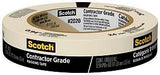 Scotch 2020-24U-F Masking Tape, 55 m L, 24 mm W, Tan