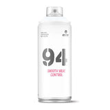 MTN 94 Matte White Spray Paint 11 oz, Pack of 6