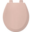 Bemis 500PRO-063 Toilet Seat, Round, Wood, Pink