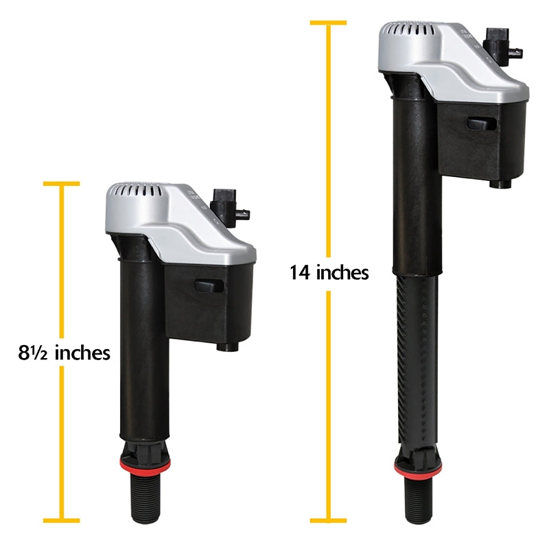 Korky QuietFILL Series 528MP Platinum Fill Valve, Plastic Body, Anti-Siphon: Yes