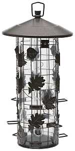 Perky-Pet 337 Wild Bird Feeder, Metal, Rustic Brown, Hanging Mounting