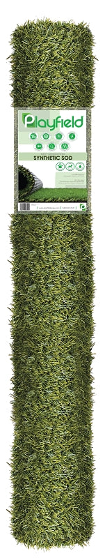 Natco PRT2236-5X7 Series Artificial Grass Rug, 7 ft L x 5 ft W Dimensions, Verdure, Turf, Dark Green
