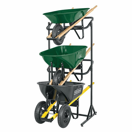 Vulcan 55432 Wheelbarrow Displayer with Sign, 32 in W, 98 in H, 30 in L