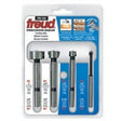 Freud Precision Shear PB-104 Forstner Bit Set, 4-Piece, Carbide