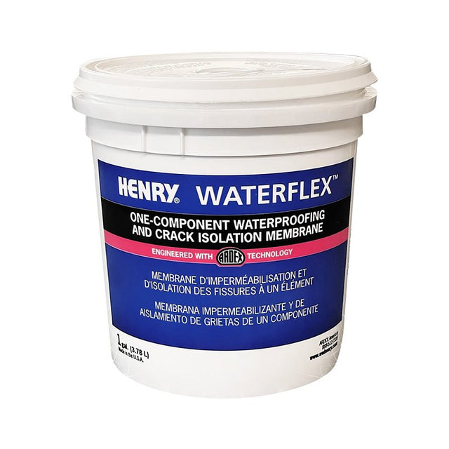 Henry 41600 Waterproofing and Crack Isolation Membrane, 1 gal, Pack of 4