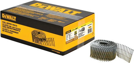 DEWALT DWC6R90BDG Siding Nail, 2 in L, 13 ga, Steel, Galvanized, Round Head, Ring Shank