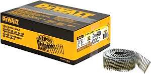 DEWALT DWC5R80BDG Siding Nail, 1-3/4 in L, 14 ga, Steel, Galvanized, Round Head, Ring Shank