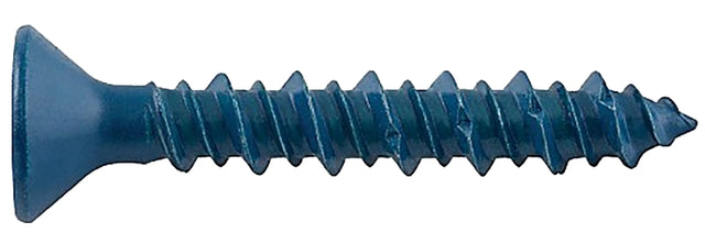 DEWALT UltraCon+ Series DFM12768 Concrete Screw Anchor, 1/4 in Dia, 3-1/4 in L, Carbon Steel, Zinc Stalgard