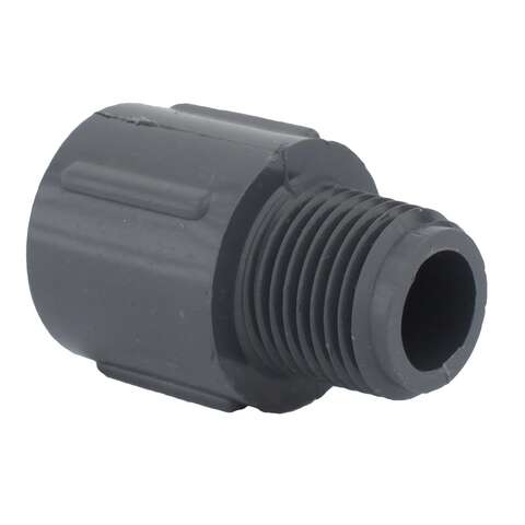 Charlotte Pipe 1/2 in. Slip X 1/2 in. D MPT PVC Adapter 1 pk